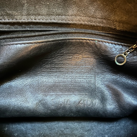 Coach “Fletcher” 4150 Vintage Classic Black Leather Shoulder Bag - Picture 9 of 9